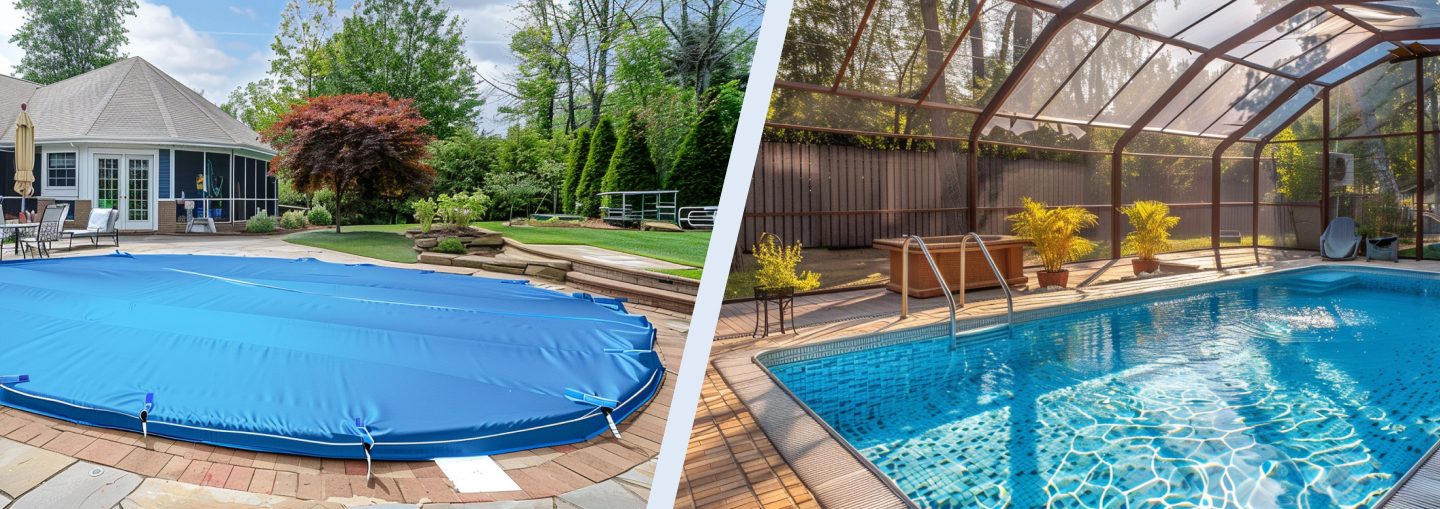 Pool Cover vs Pool Enclosure: Understanding the Best Choice for Your Pool [Featured Image]