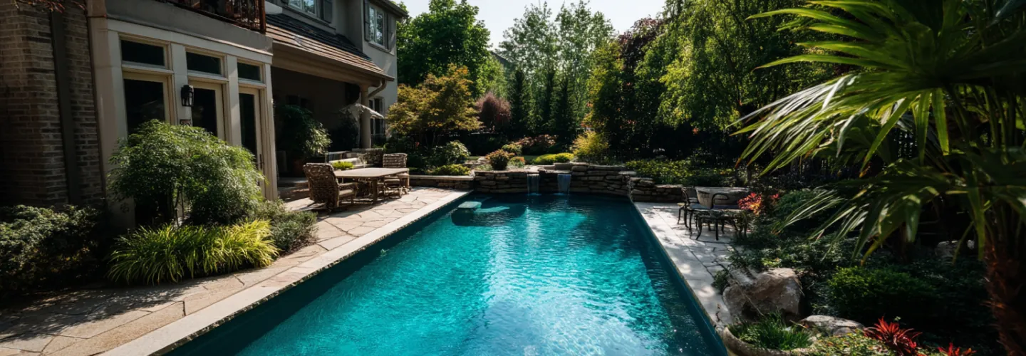 How to Landscape Around Your Pool for Beauty, Shade, and Easy Maintenance [Featured Image]