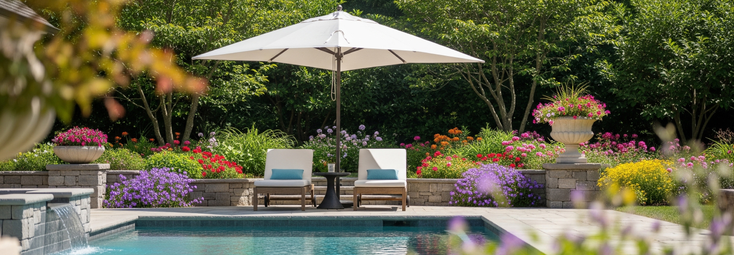 Poolside Shade Solutions: How to Choose the Best Umbrellas and Awnings [Featured Image]