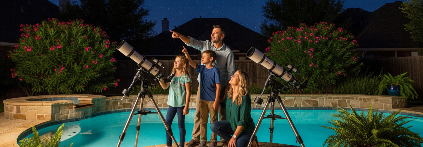 Poolside Astronomy: Hosting the Perfect Stargazing Night [Featured Image]