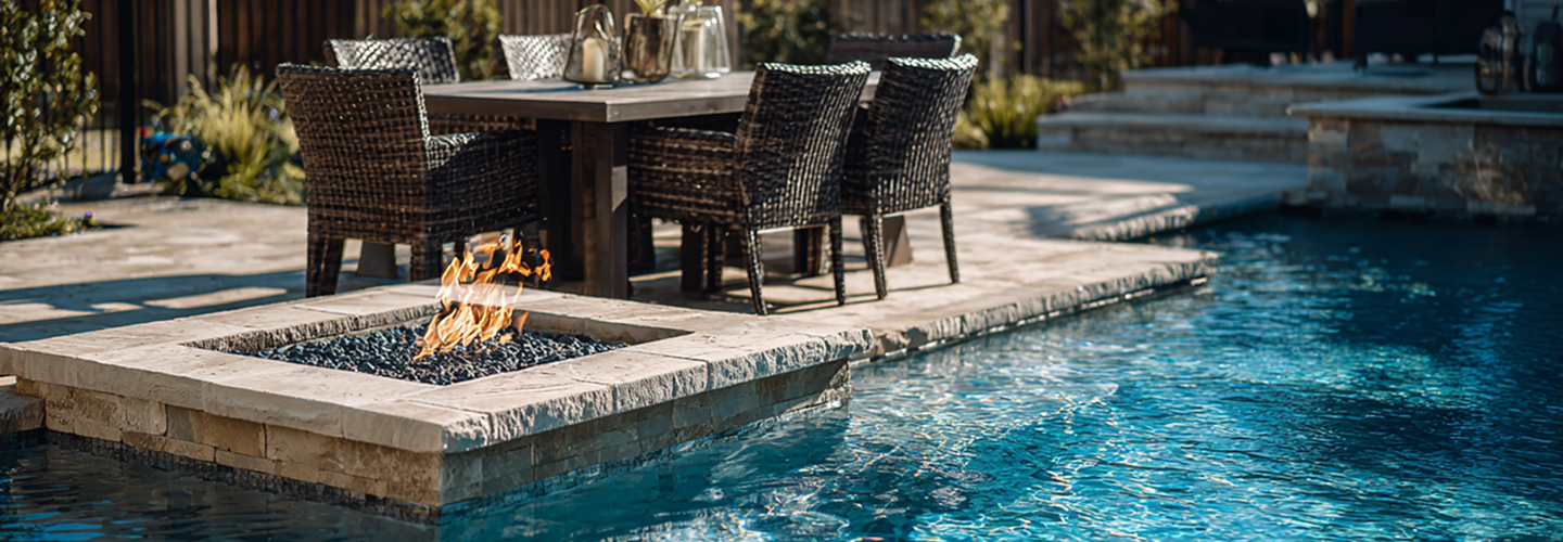 Cozy Up Your Backyard: Poolside Fire Pit Ideas for Fall Gatherings [Featured Image]