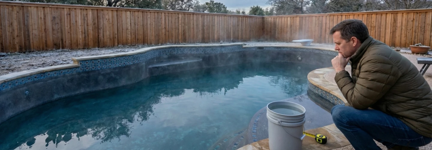 Texas Winter Pool Water Loss: Is It Evaporation or a Leak? [Featured Image]